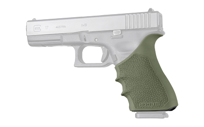 Hogue Handall Beavertail Grip for Glock 17/34/ G3-4, OD Green-img-0