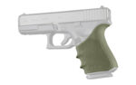 Hogue HandAll Beavertail Grip for Glock 19/23 Gen 1-2-5 OD Green