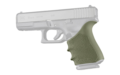Hogue HandAll Beavertail Grip for Glock 19/23 Gen 1-2-5 OD Green-img-0