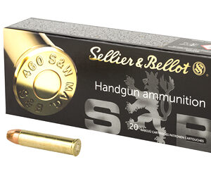 Sellier & Bellot Ammunition 460 S&W 255gr JHP 20rd