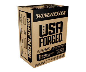 Winchester USA Forged 9mm 115gr FMJ Ammunition 1000rd