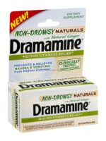 Dramamine 1810GIN Motion Sickness W/ NATURAL GINGER NON DROWSY - 18