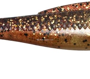 Z-Man GMIN-282PK6 Elaztech MinnowZ Swimbait, 3", Rootbeer Gold/Gold