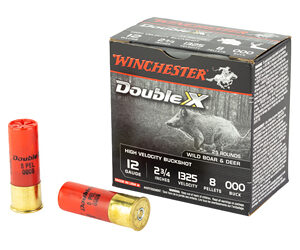 Winchester Ammunition Double X 12ga 2.75" 000 Buck 8 Pellot 25rd