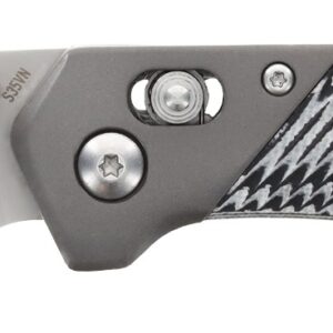 Schrade Alpha Class Truix Pivot Lock Folding Knife 3.5" S35VN Tanto Gray/Black G10 - 1136250