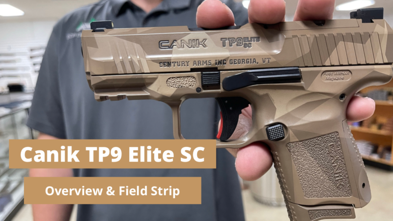 Canik TP9 Elite SC 9mm Splinter Camo Edition – Overview & Field Strip