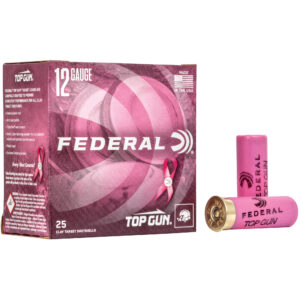 Federal Top Gun Pink Hulls Ammunition 12 Gauge #8 Shot 25rd
