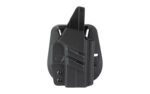 1791 Kydex Inside Waistband Holster for Glock 43XMOS, Black, Right Hand