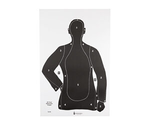 Action Target B-21E Black silhouette 100 pack