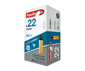 Aguila Colibri 22LR Ammunition 20gr 50rd