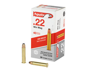 Aguila 22WMR 40gr SP Ammunition 50/1000