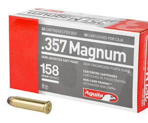 Aguila 357 Magnum 158gr SJSP Ammunition 50rd
