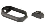 Agency Magwell for Glock 19 and Glock 4 Gen, No Backstrap, Black