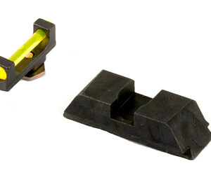 AmeriGlo Glock Low Fiber Optic Sight (Amber/Black)