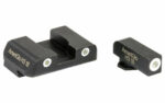 AmeriGlo Pro Series Night Sights for Glock 17/19 Gen 4/5 - Green Front Outline