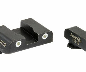 AmeriGlo Pro Series Night Sights for Glock 17/19 Gen 4/5 - Green Front Outline