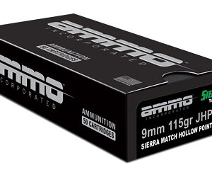 AMMO INC MATCH 9MM 115GR JHP 50/1000