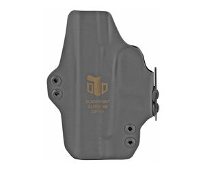 Black Paint Dual Point Appendix Inside Waistband Holster for Glock 48