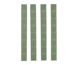 ERGO Wedgelok M-LOK Rail Cover 4 Pack OD Green