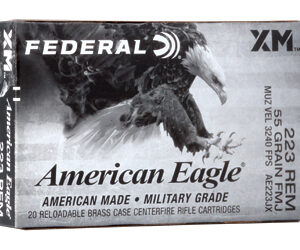 Federal American Eagle Ammunition 223 Remington 55gr FMJ 20rd