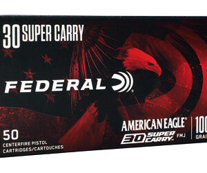 Federal American Eagle 30SC 100gr FMJ Ammunition 50rd/1000rd