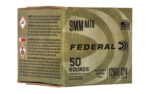 Federal Military-Grade 9mm 124gr FMJ Ammunition 50rd
