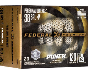 Federal Punch Ammunition 38 Special 120gr JHP 20rd