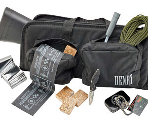 Henry US Survival 22LR Black with Gear and Bag