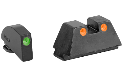 Meprolight Tru-Dot Suppressor Sight for Glock - Green/Orange-img-1