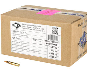 Magtech MEN M193 556 NATO 55gr 510rd Case