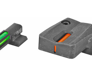 HIVIZ H3 XPS Night Sight Set for Smith & Wesson Shield 9mm/40 cal Green/Orange