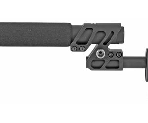 ODIN ZULU Adjustable Stock with Pistol Buffer, Black