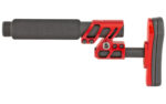 ODIN ZULU Adjustable Stock with Pistol Buffer Tube and Red