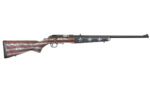 Ruger American Rimfire 17 HMR 22" 9RD Red White Blue Wood