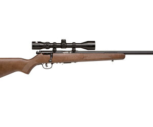 Savage 93R17 GVXP 17HMR 21" 5RD Wood Scope