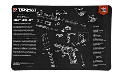 TEKMAT PISTOL MAT S&W M&P SHIELD BLK-img-0