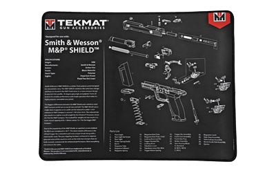 TEKMAT ULTRA PSTL MAT S&W SHIELD BLK-img-0