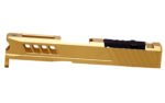 True Precision Slide for Glock 43 with RMS Cut, Gold
