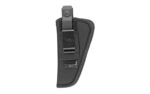 Universal/Multi-fit Ambidextrous Hip Holster with Pouch Size 2- Black