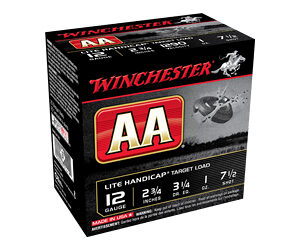 Winchester AA Lite High Capacity Ammunition 12GA 2.75 #7.5 25rd