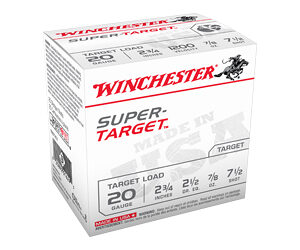 Winchester USA 20 Gauge Ammunition #7.5 25rd