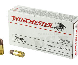 WIN USA 9MM 90GR FRANGIBLE LF 50/500
