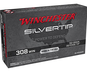 Winchester Silvertip Ammunition 308 Win 150gr 20rd