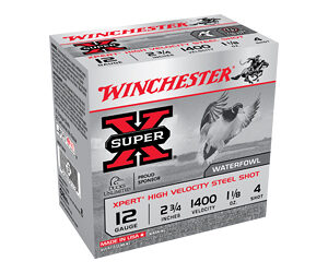 Winchester Super X XPT HV 12GA 2.75" #4 25rd Ammunition