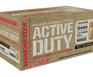 Winchester Ammunition 9mm 115gr M1152 Ball 100rd
