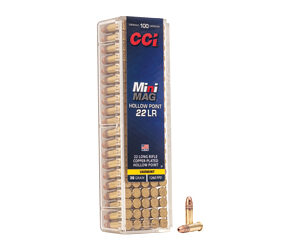CCI Mini Mag Ammunition 22LR 36gr Lead Hollow Point 100rd Box
