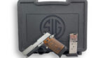 Sig Sauer P938 SAS Stainless / Black Wood Grips Siglite Night - 2 Mags