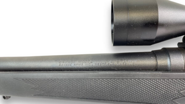 Savage 111 270 Win 22.25" 4rd Bolt Black Synth w/ Bushnell 3-9x40 - Image 9