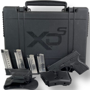 Springfield XDS 9mm 3.3" 7rd & 9rd Black - OG Case 4 Mags