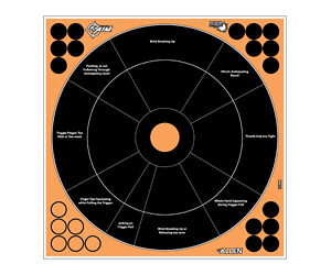 Allen EZ Aim 12x12 HG Trainer Targets, 5 Pack